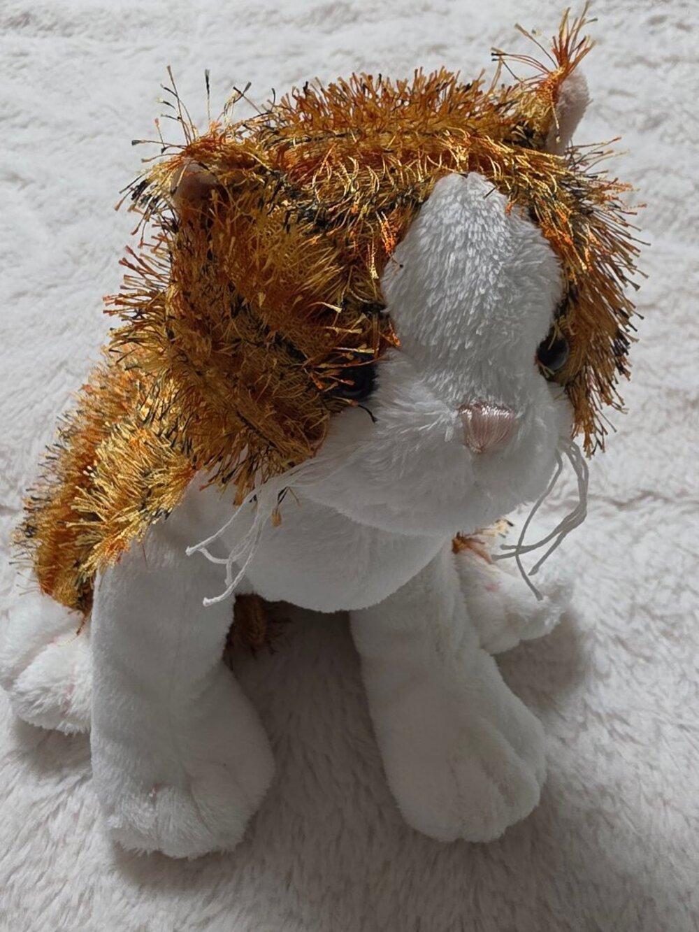Ganz Webkinz Striped Alley Cat Plush HM042 Retired Orange Stuffed Animal Plush